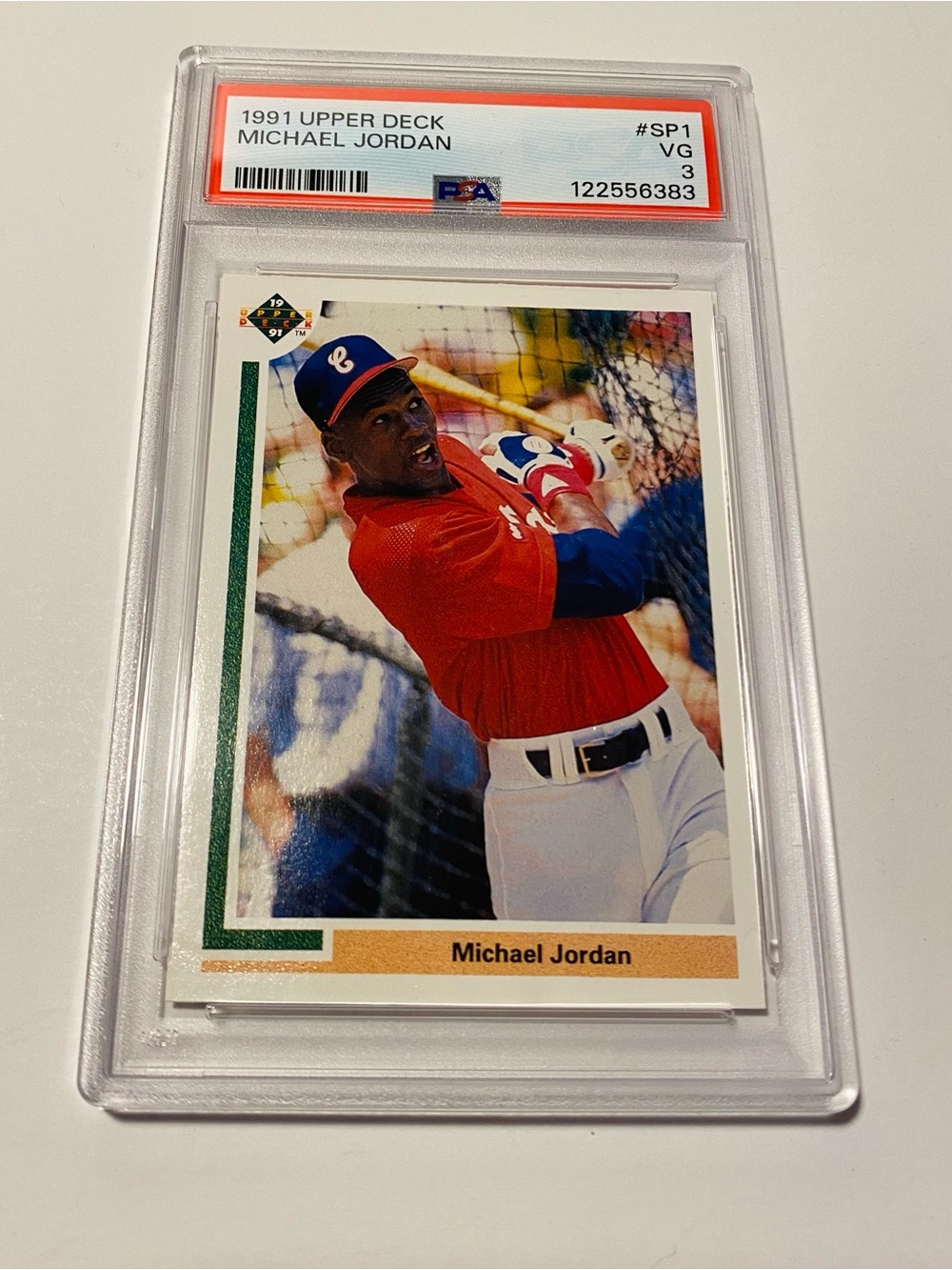 1991 UPPER DECK SP1 MICHAEL JORDAN PSA 3 LOW POP